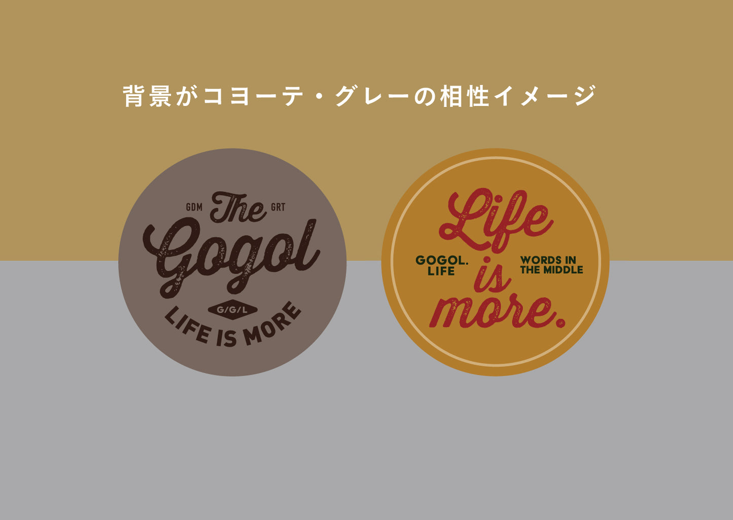 GOGOLステッカーC(2枚セット)〜アメカジに惹かれて〜 ※送料込み