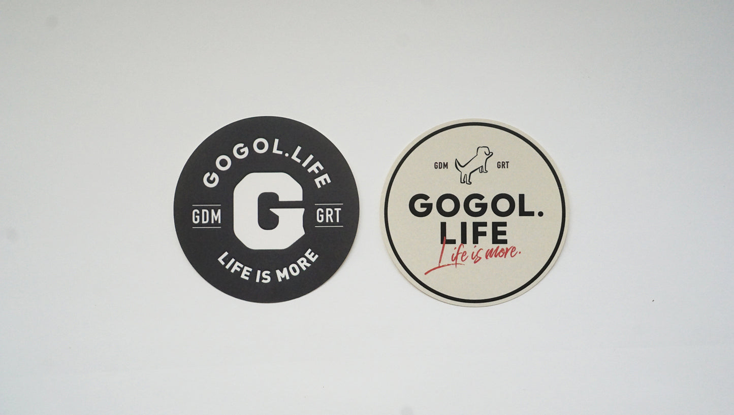 GOGOLステッカーD（2枚セット）〜ブルックリンに憧れて〜 ※送料込み