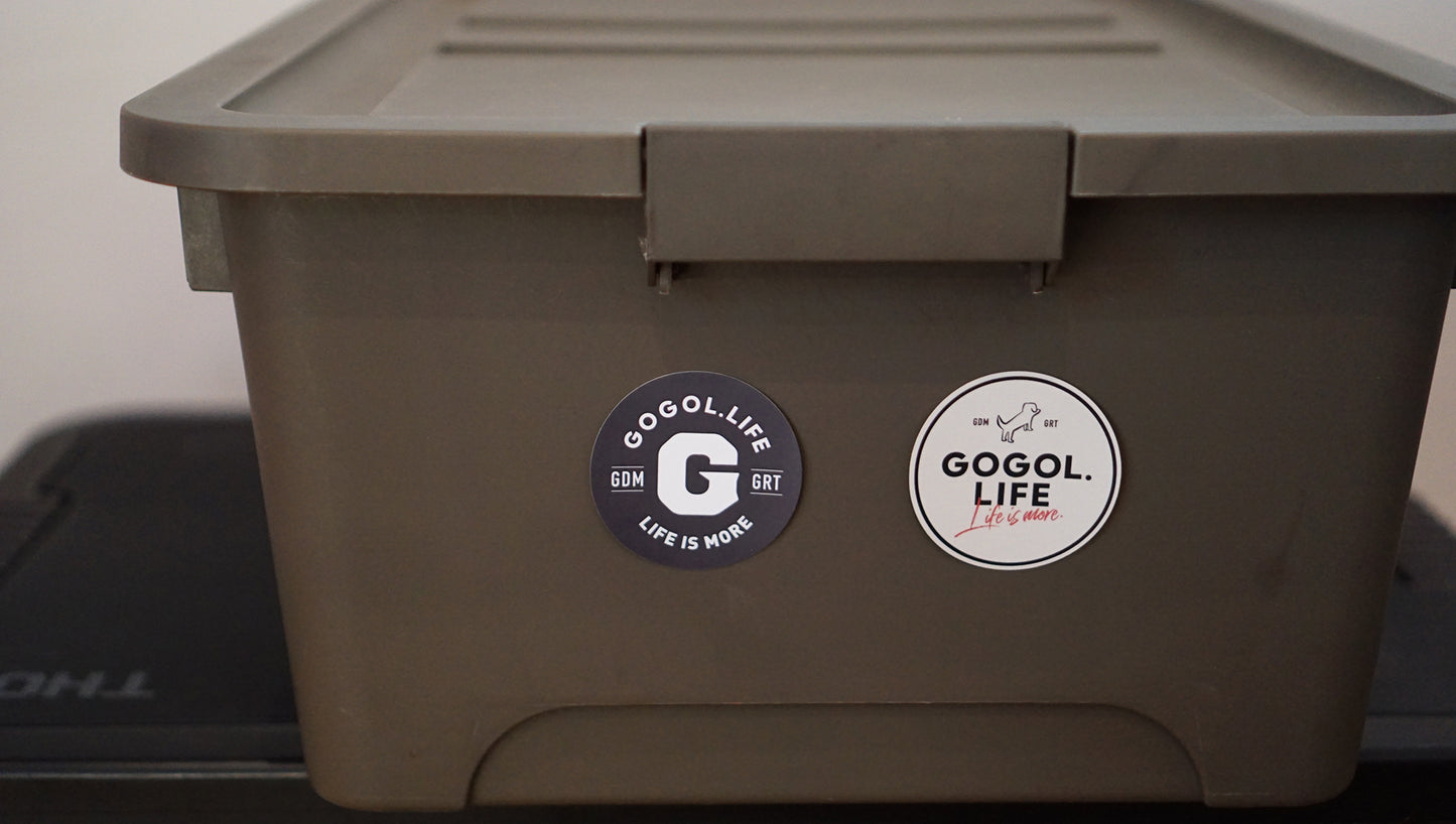 GOGOLステッカーD（2枚セット）〜ブルックリンに憧れて〜 ※送料込み