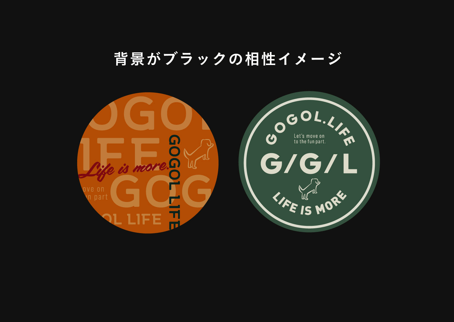 ggo ロゴ コレクション ステッカー