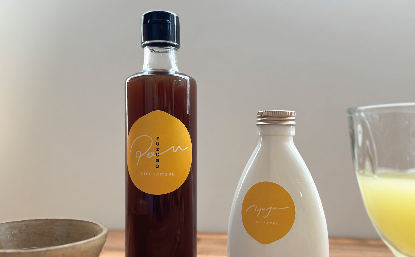 柚子のぽん酢と果汁のセット